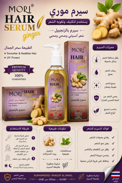 سيرم موري للشعر بالزنجبيل | MORI Hair Serum Ginger